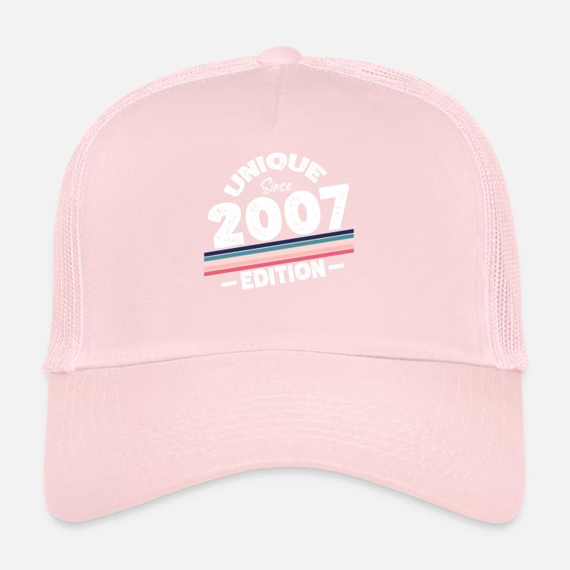 Unique depuis 2007 Edition Anniversaire Millésime 2007 Casquette trucker 