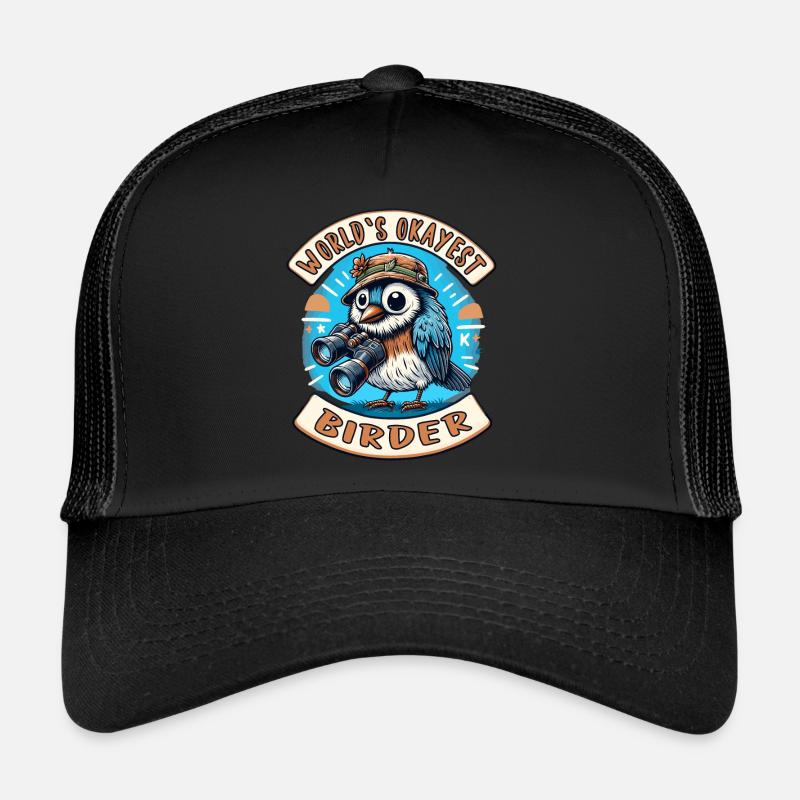 World's Best Okay Birder Birdwatching Trucker Cap