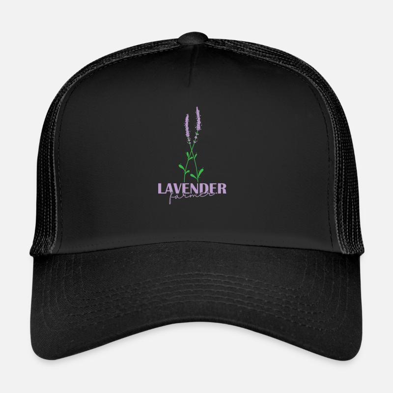 Lavendel Farmer Pflanze Garten Duft Trucker Cap