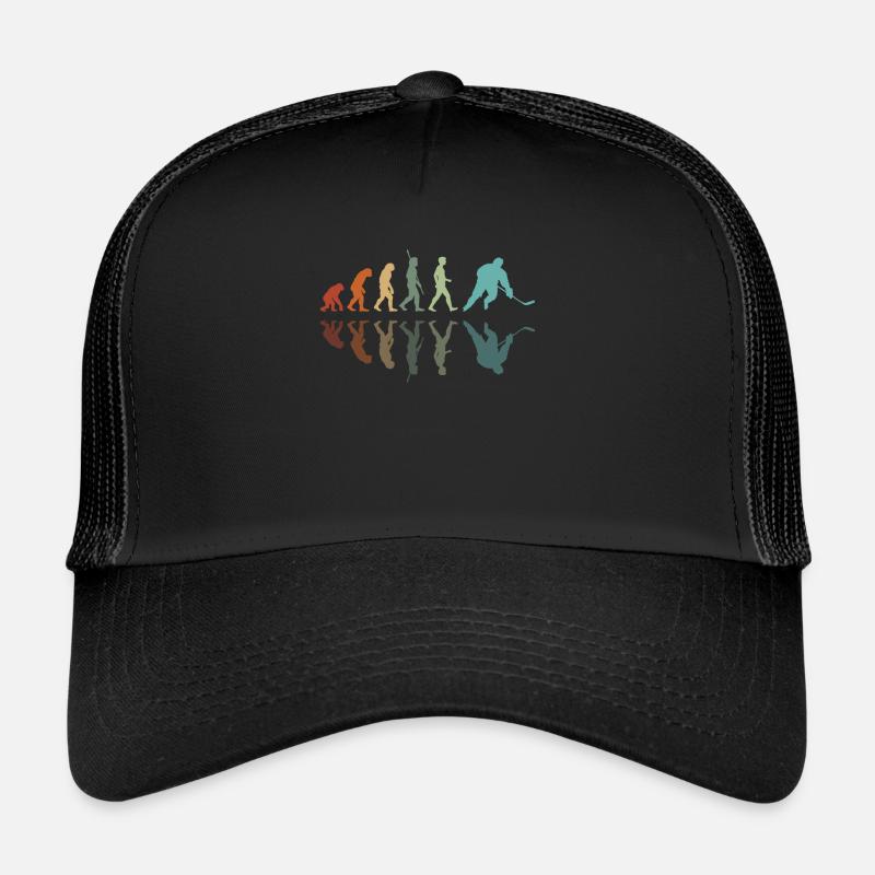 Eishockey Entwicklung - Trucker Cap - Schwarz/Schwarz