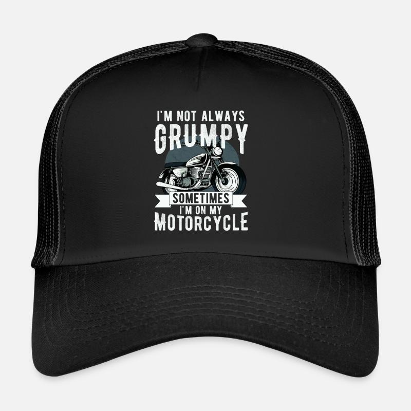 Ich bin nicht immer mürrisch, manchmal bin ich auf der Kippe Trucker Cap
