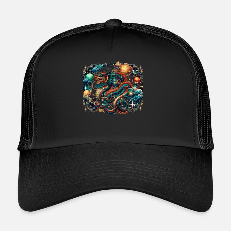 Dragon astrologie du zodiaque chinois Casquette trucker 