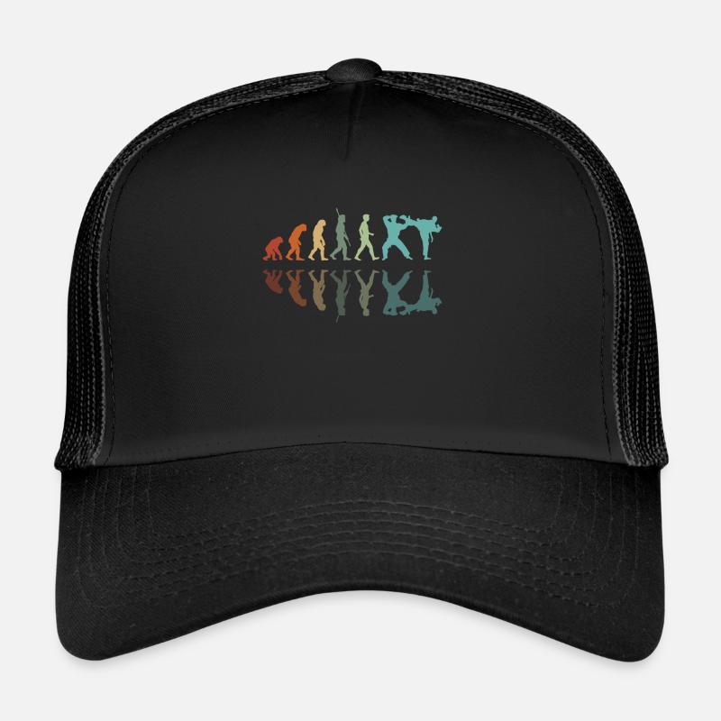 Karate Evolution - Trucker Cap - Schwarz/Schwarz