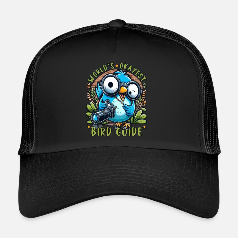 World's Best Okay Bird Guide Bird Watching Trucker Cap