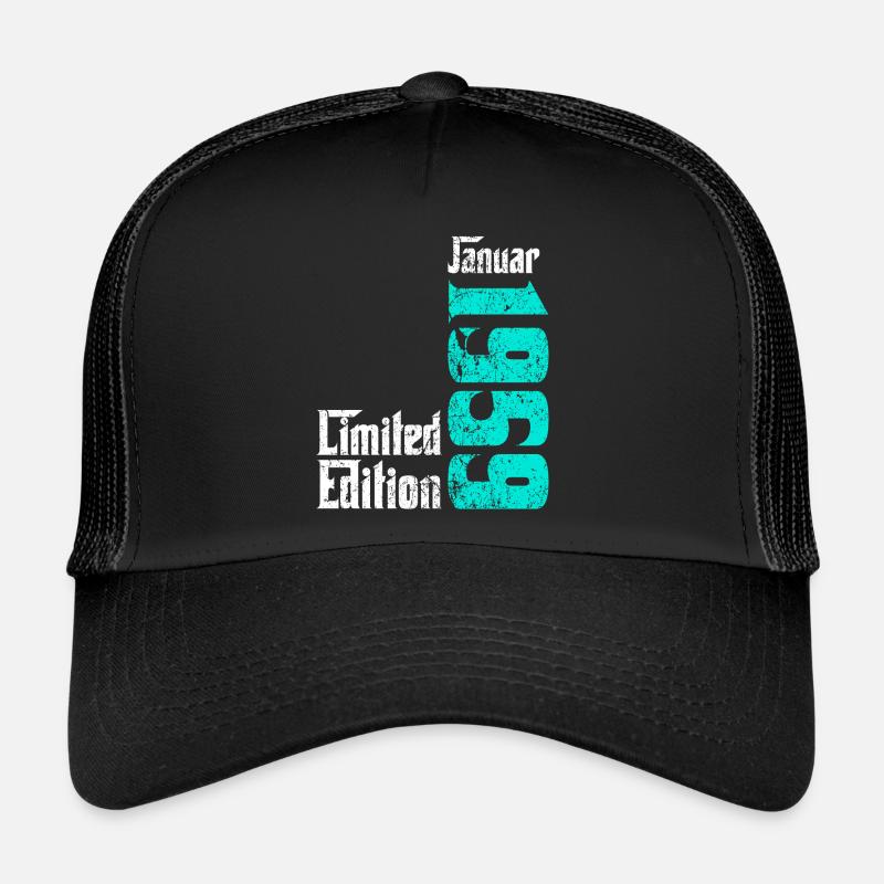 Januar 1959 65. Geburtstag Limited Edition Trucker Cap
