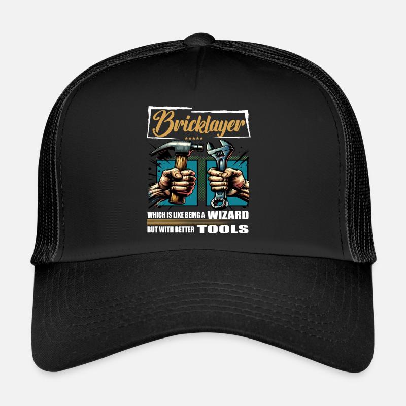 Profession de maçon disant ouvrier Casquette trucker 