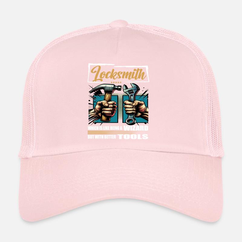 Profession de serrurier disant ouvrier Casquette trucker 