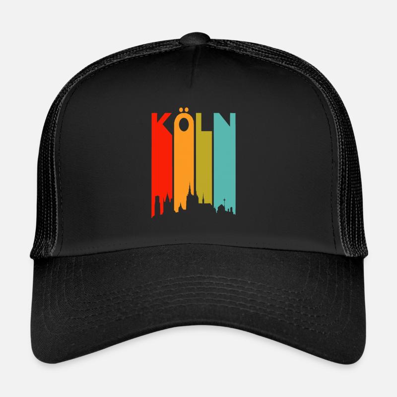Cologne Cologne Cathédrale de Cologne Cologne Skyline Carnaval Enterrement de vie de garçon Casquette trucker 