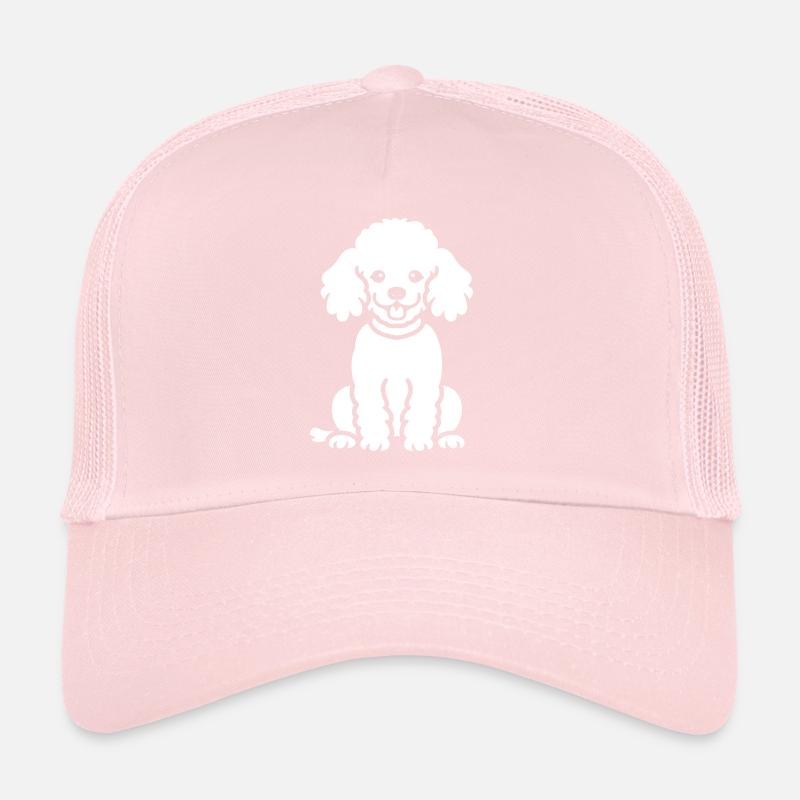 Humor Dog Small Poodle Trucker Cap