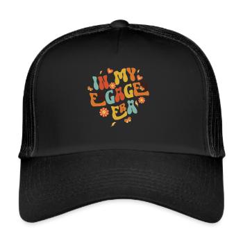 Engagierte Freunden Verlobungsbraut - Trucker Cap - Schwarz/Schwarz - Vorne