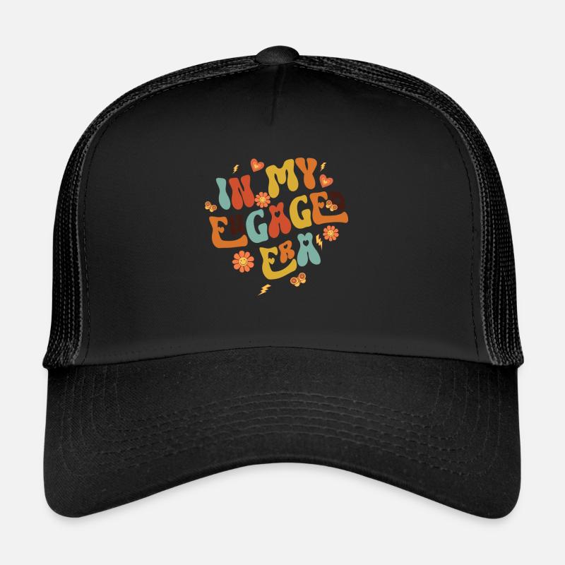 Dedicated friends engagement bride Trucker Cap