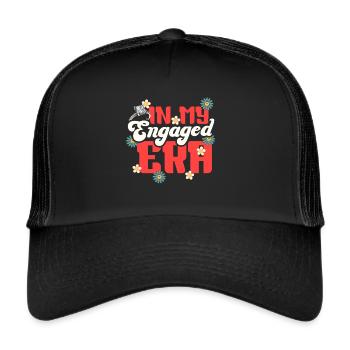 Engagierte Freunden Verlobungsbraut - Trucker Cap - Schwarz/Schwarz - Vorne