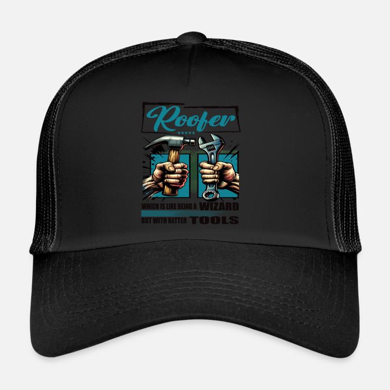 Profession de couvreur disant ouvrier Casquette trucker 