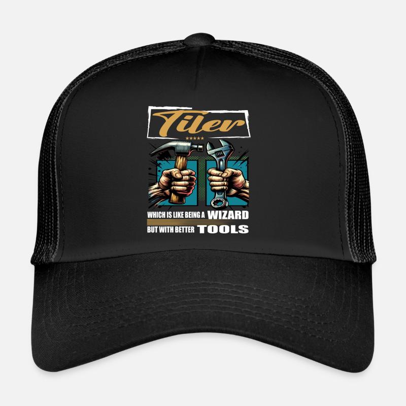 Tiler Profession Saying Worker Trucker Cap