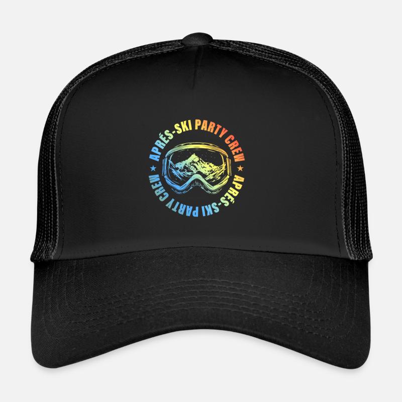 Après-ski Party Crew Ski Montagnes Multicolore Casquette trucker 