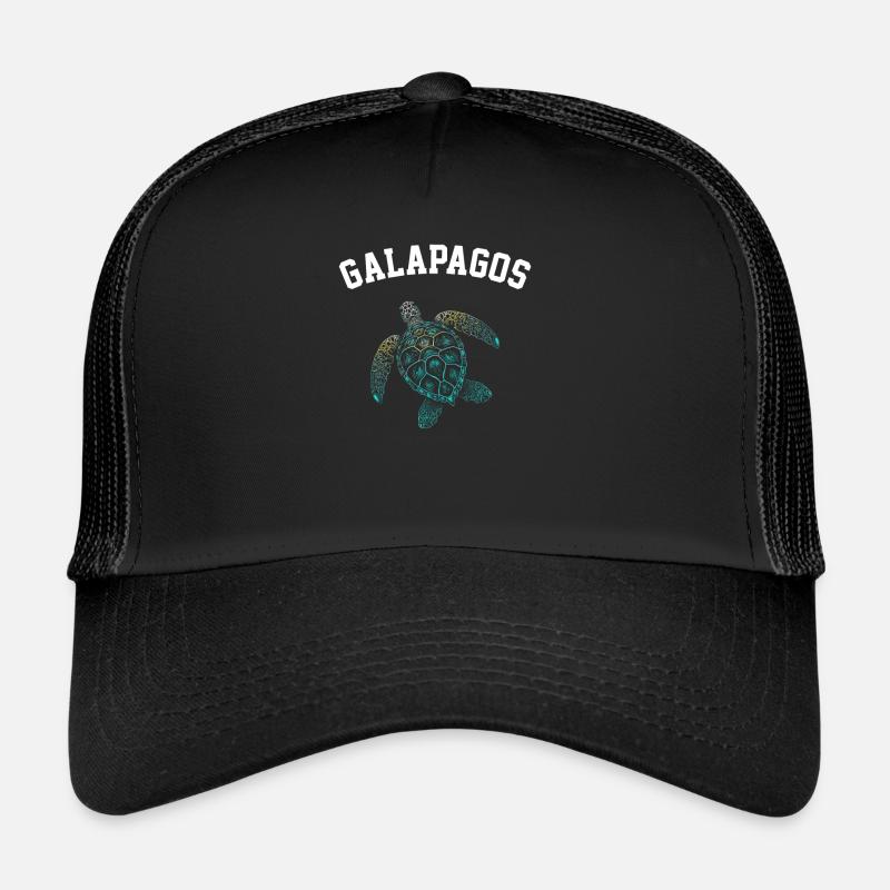 Galapagos Islands, ecuador Galapagos - Trucker Cap - Schwarz/Schwarz