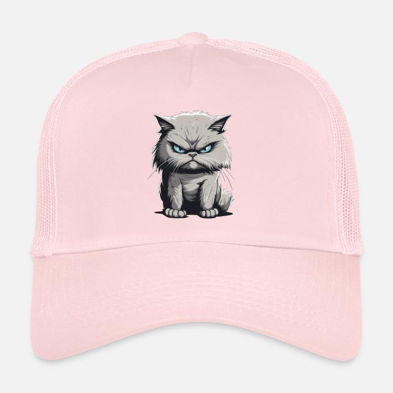 Chat de mauvaise journée Casquette trucker 