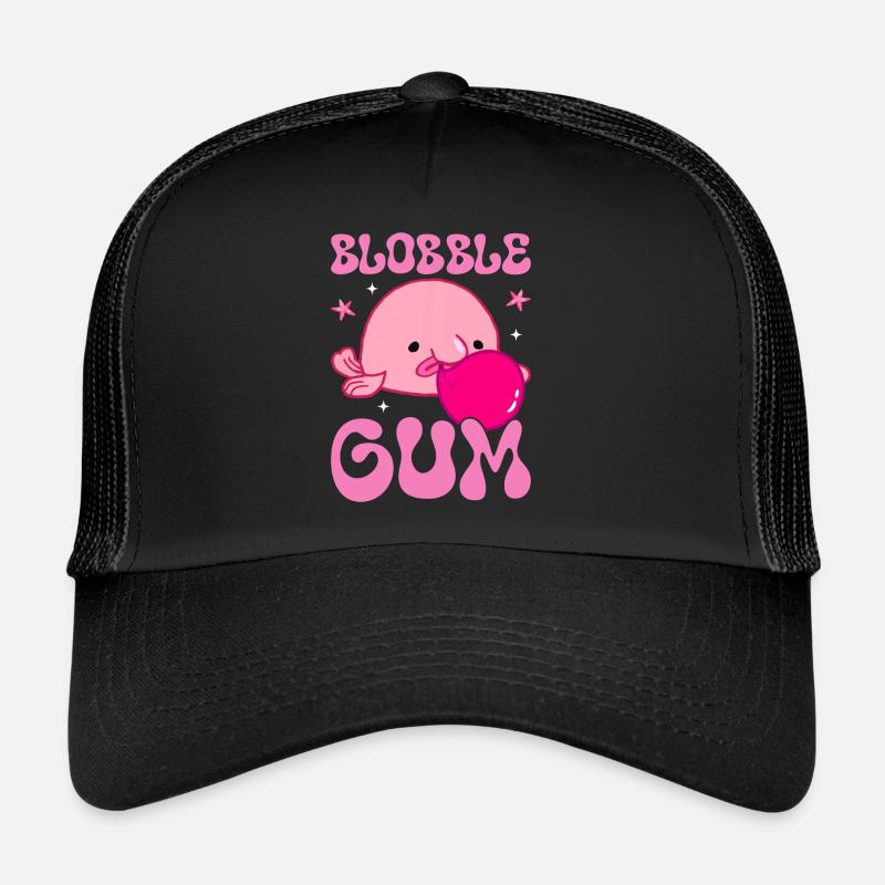 Funny Blobfish Bubble Gum Sea Creature Trucker Cap