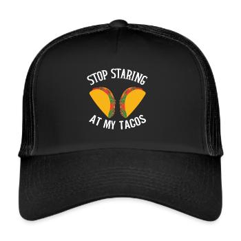 Taco drôle Fiesta mexicaine Cinco De Mayo - Casquette trucker  - noir/noir - Devant