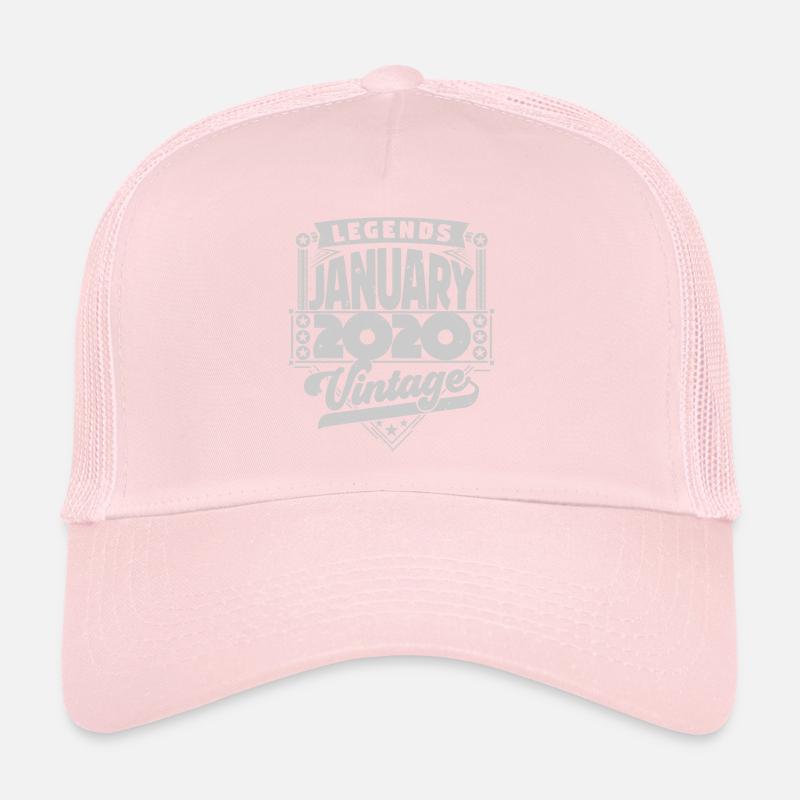 Vintage Anniversaire Janvier 2020, Janvier 2020. Casquette trucker 