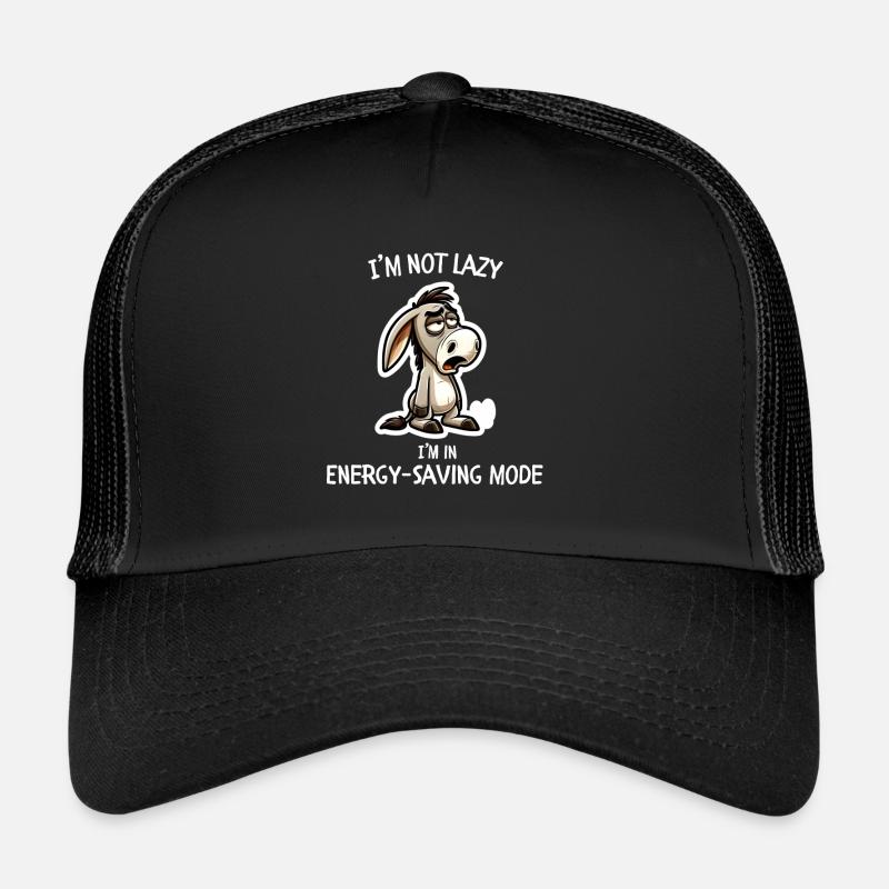 Lazy Donkey Energy-Saving Mode Trucker Cap