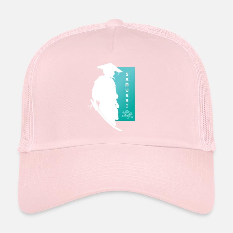 Samurai Blume Krieger Seelenfrieden Kunst Trucker Cap