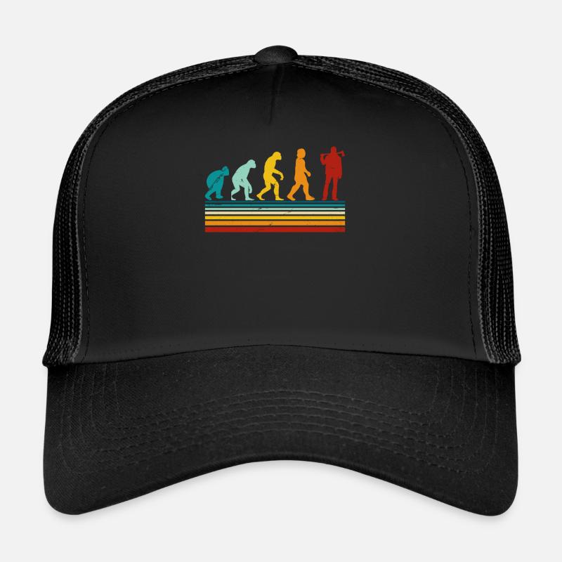 Retro Evolution Lumberjack - Déchiqueteuse à bois Casquette trucker 