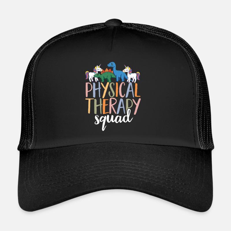Physiotherapie Kinderphysiotherapeutin - Trucker Cap - Schwarz/Schwarz