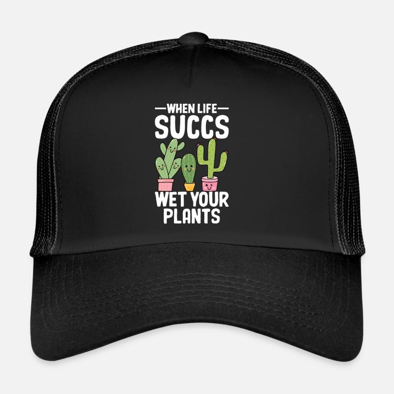 Funny Succulent Cactus Trucker Cap