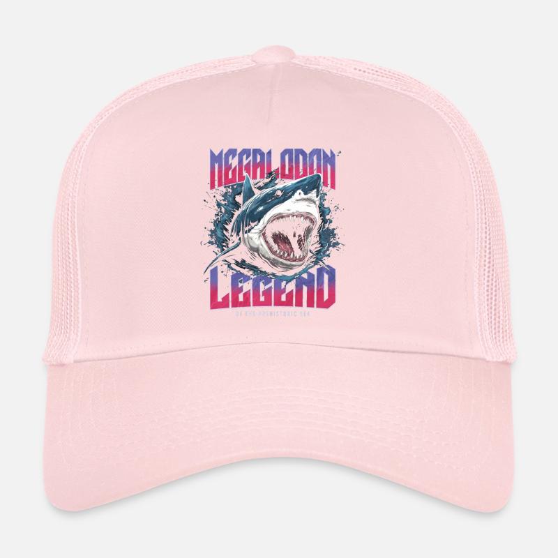 Mégalodon - Requin - Légende des mers primitives Casquette trucker 