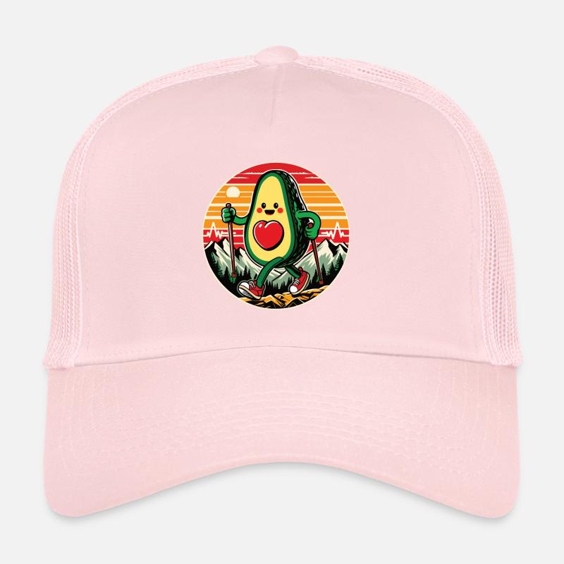 Wandernde Avocado beugt Herzkrankheiten vor Trucker Cap