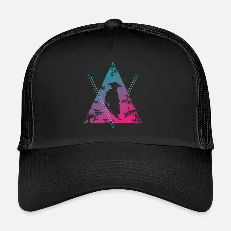 guerrier moderne samouraï néon Casquette trucker 
