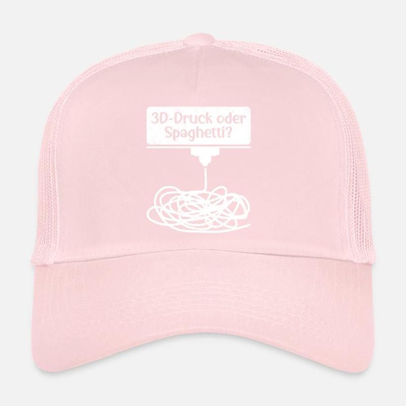 3D-Druck oder Spaghetti 3D Drucken Fail Trucker Cap