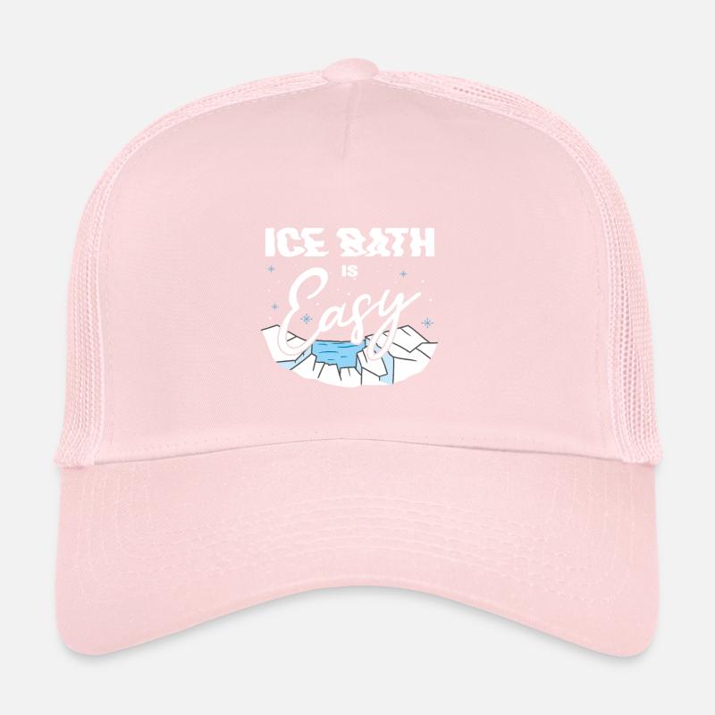 Le bain de glace à l’eau glacée est facile Idées cadeaux Casquette trucker 