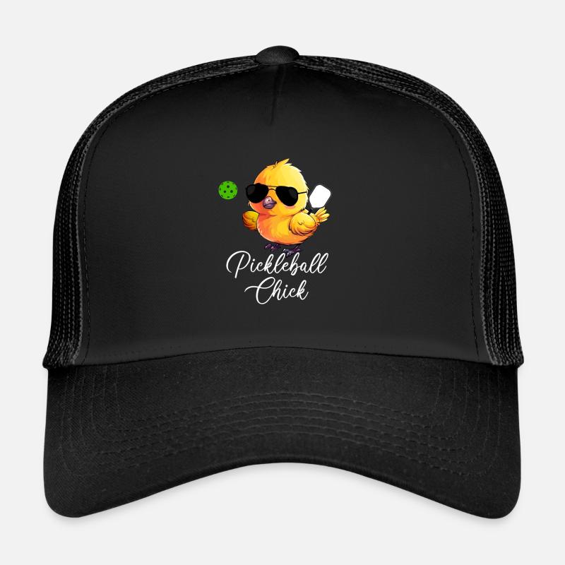 Pickleball Chick, funny pickleball Trucker Cap