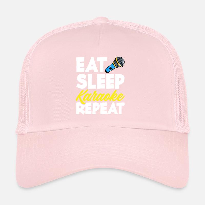 Karaoke Singer Singing Karaoke Singer Music Trucker Cap