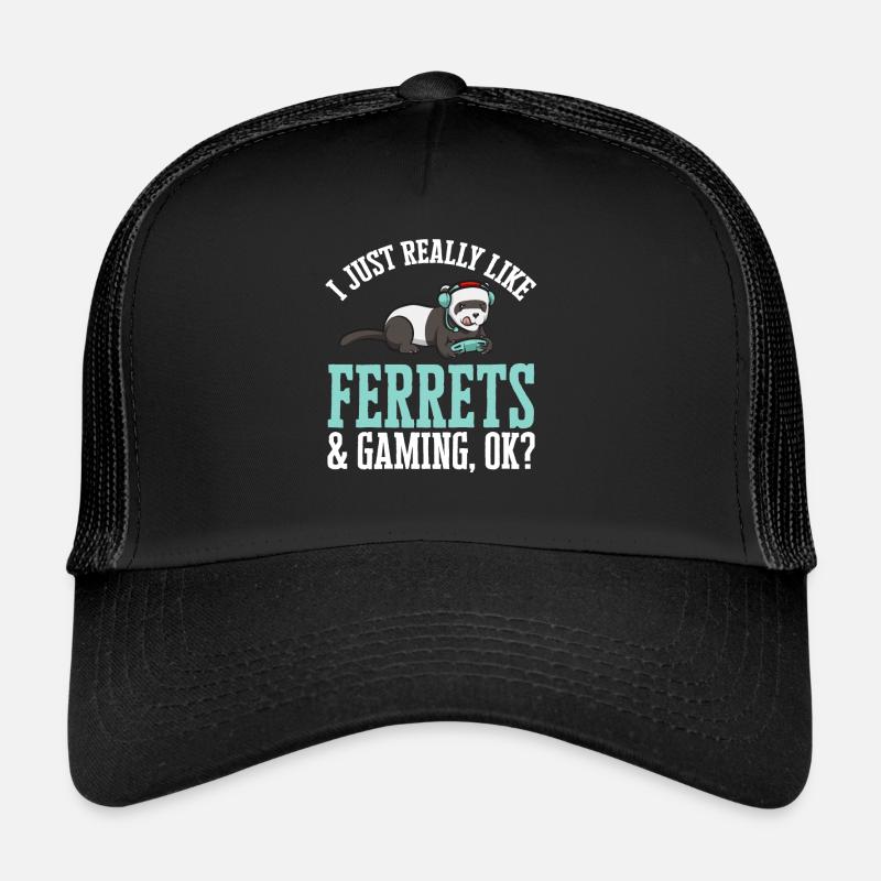 Frettchen Besitzer Frettchen Trucker Cap