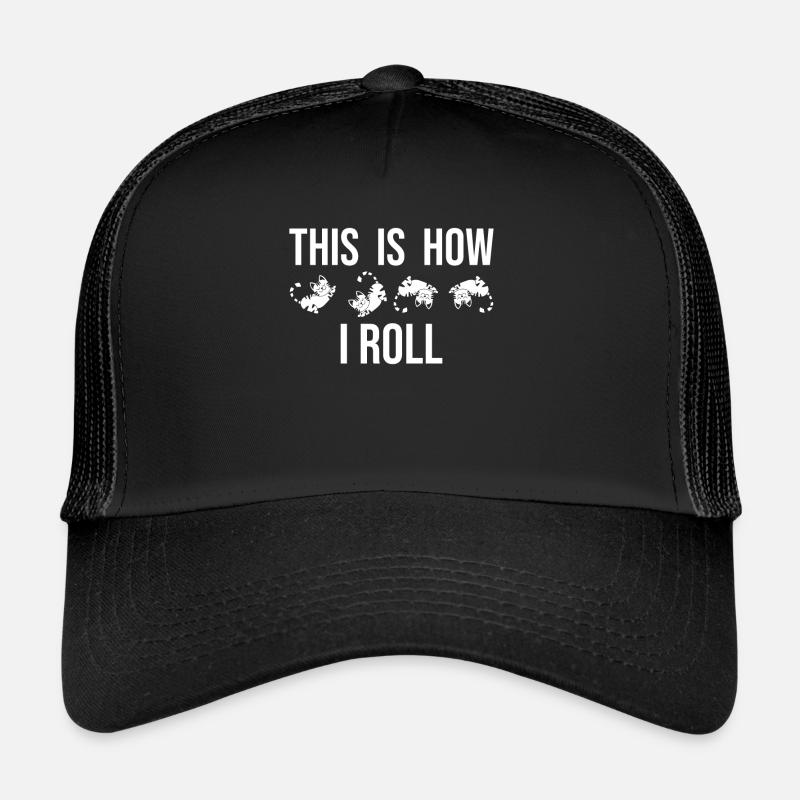 C'est comme ça que je roule mon doux chat Casquette trucker 