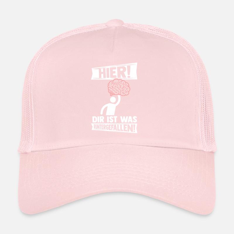 Hier! Dir Ist Was Runtergefallen! Strich Figur Geh Trucker Cap