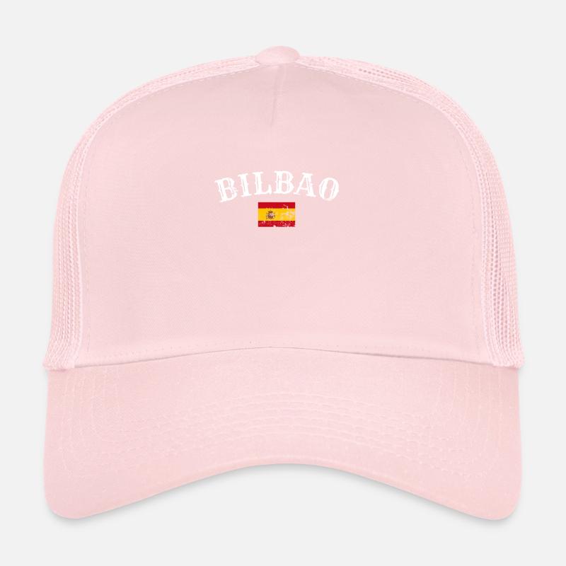 Bilbao Vintage Espagne Drapeau Espagnol Espagnol Casquette trucker 