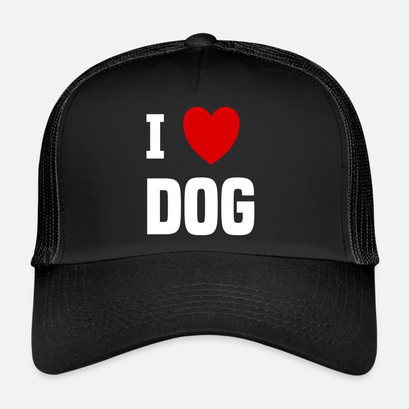 I love Dog Casquette trucker 
