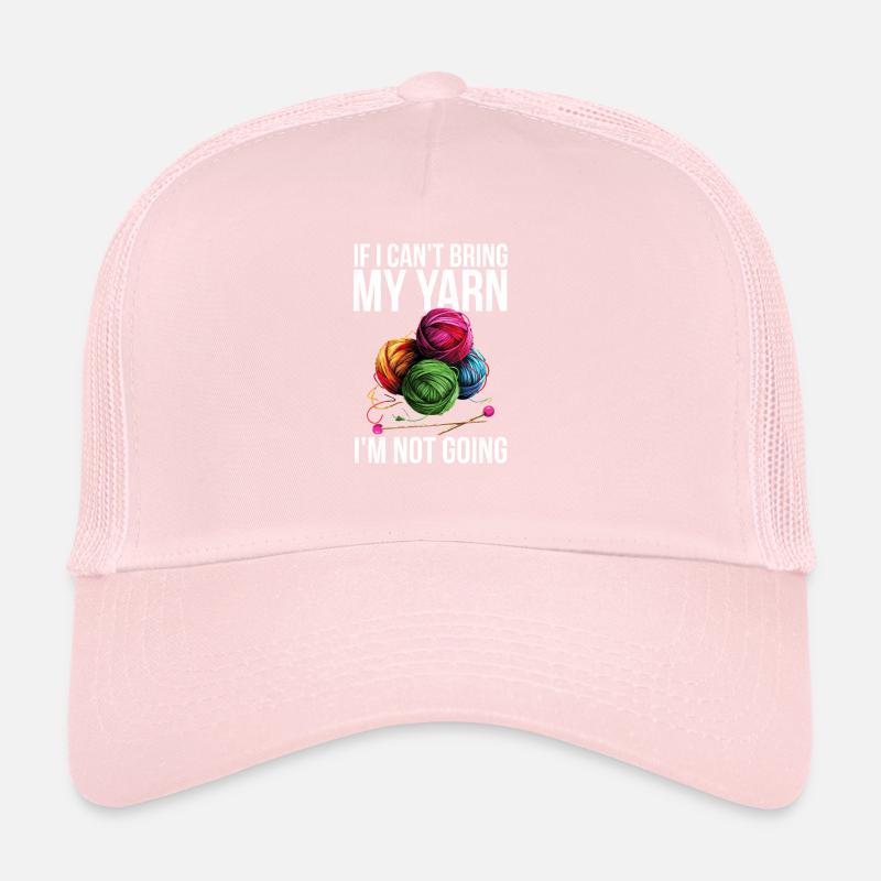 Yarn Knitting Trucker Cap