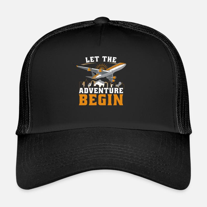 Let the adventure begin - travelling by plane Trucker Cap