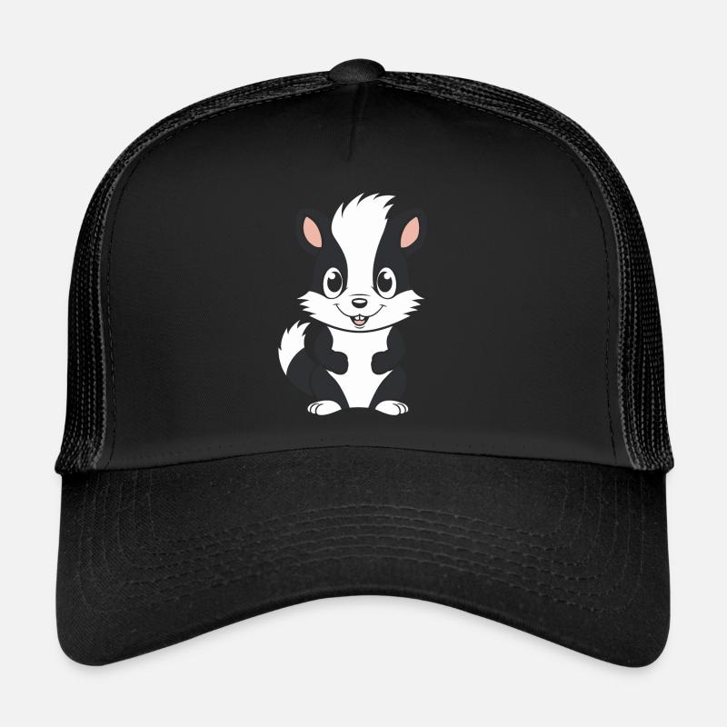 Stinktier - Trucker Cap - Schwarz/Schwarz