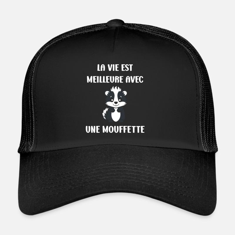 Humour Mouffette Casquette trucker 
