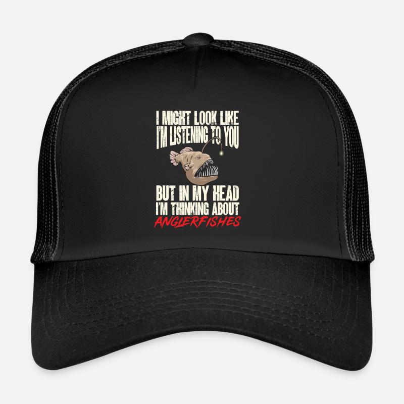 Frogfish Deep Sea Angler Angler Fish Trucker Cap