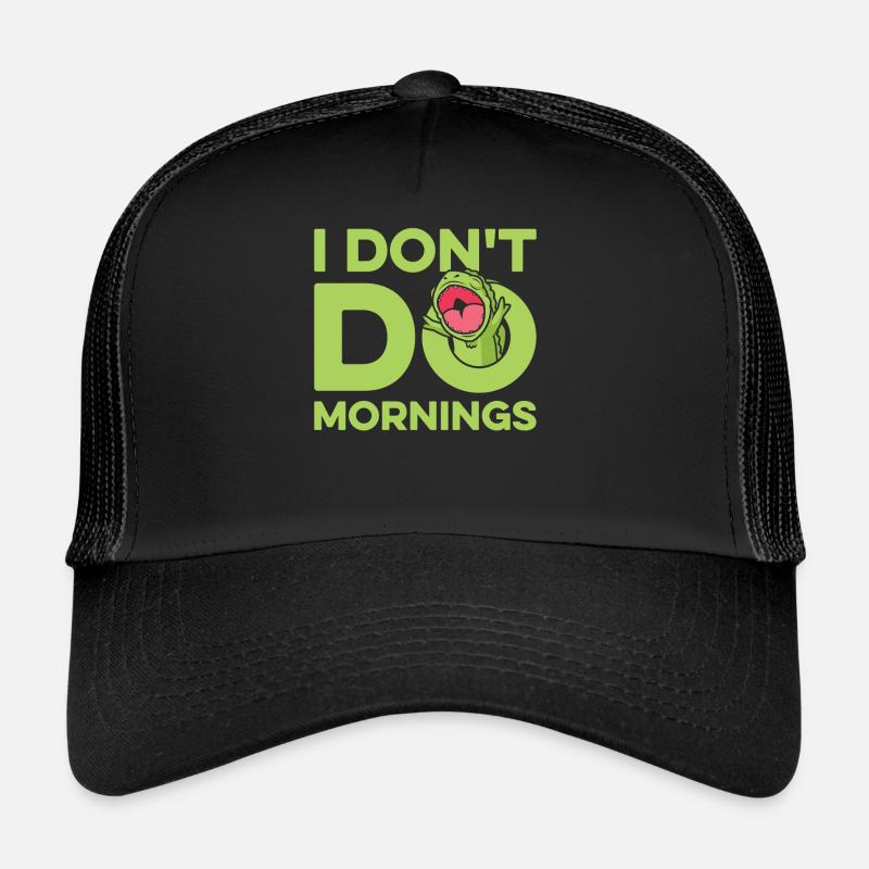 Caméléon Caméléon Drôle Je Ne Fais Pas De Matins Casquette trucker 