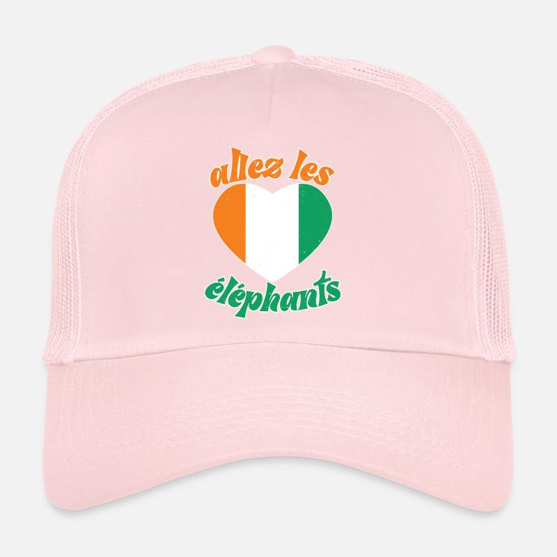 Côte D'ivoire 2024 Maillot Foot Éléphant Drapeau Casquette trucker 