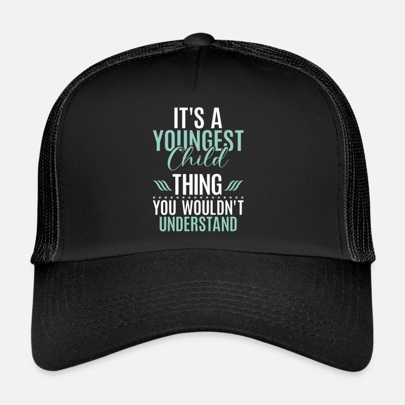 Youngest Child Gift Trucker Cap
