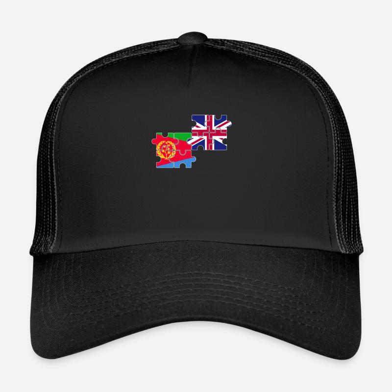 Érythrée Drapeau du Royaume-Uni Érythrée britannique Casquette trucker 